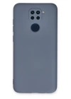 BFS  Xiaomi Redmi Note 9 Kılıf Nano içi Kadife Silikon - Gri