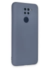BFS  Xiaomi Redmi Note 9 Kılıf Nano içi Kadife Silikon - Gri