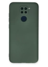BFS  Xiaomi Redmi Note 9 Kılıf Nano içi Kadife Silikon - Koyu Yeşil