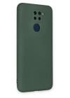BFS  Xiaomi Redmi Note 9 Kılıf Nano içi Kadife Silikon - Koyu Yeşil