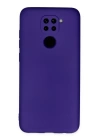 BFS  Xiaomi Redmi Note 9 Kılıf Nano içi Kadife Silikon - Mor
