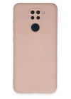 BFS  Xiaomi Redmi Note 9 Kılıf Nano içi Kadife Silikon - Pudra