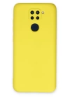 BFS  Xiaomi Redmi Note 9 Kılıf Nano içi Kadife Silikon - Sarı