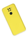 BFS  Xiaomi Redmi Note 9 Kılıf Nano içi Kadife Silikon - Sarı