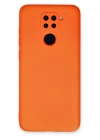 BFS  Xiaomi Redmi Note 9 Kılıf Nano içi Kadife Silikon - Turuncu