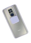 BFS  Xiaomi Redmi Note 9 Kılıf Palm Buzlu Kamera Sürgülü Silikon - Lila
