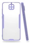 BFS  Xiaomi Redmi Note 9 Kılıf Platin Silikon - Lila