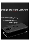BFS  Xiaomi Redmi Note 9 Kılıf Range Yüzüklü Silikon - Siyah-Kırmızı