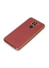 BFS  Xiaomi Redmi Note 9 Kılıf Volet Silikon - Kırmızı
