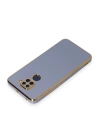 BFS  Xiaomi Redmi Note 9 Kılıf Volet Silikon - Mavi