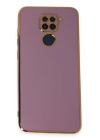 BFS  Xiaomi Redmi Note 9 Kılıf Volet Silikon - Mor