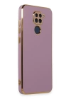 BFS  Xiaomi Redmi Note 9 Kılıf Volet Silikon - Mor