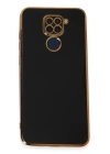 BFS  Xiaomi Redmi Note 9 Kılıf Volet Silikon - Siyah