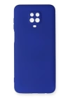 BFS  Xiaomi Redmi Note 9 Pro Kılıf First Silikon - Lacivert