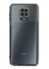 BFS Xiaomi Redmi Note 9 Pro Kılıf Lensli Silikon - Gümüş