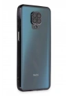 BFS Xiaomi Redmi Note 9 Pro Kılıf Lensli Silikon - Siyah