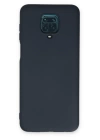 BFS  Xiaomi Redmi Note 9 Pro Kılıf Nano içi Kadife Silikon - Lacivert