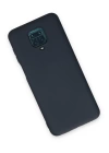 BFS  Xiaomi Redmi Note 9 Pro Kılıf Nano içi Kadife Silikon - Lacivert