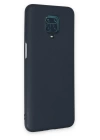 BFS  Xiaomi Redmi Note 9 Pro Kılıf Nano içi Kadife Silikon - Lacivert