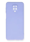 BFS  Xiaomi Redmi Note 9 Pro Kılıf Nano içi Kadife Silikon - Lila