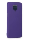 BFS  Xiaomi Redmi Note 9 Pro Kılıf Nano içi Kadife Silikon - Mor
