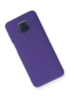 BFS  Xiaomi Redmi Note 9 Pro Kılıf Nano içi Kadife Silikon - Mor
