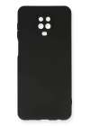 BFS  Xiaomi Redmi Note 9 Pro Kılıf Nano içi Kadife Silikon - Siyah
