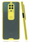 BFS  Xiaomi Redmi Note 9 Pro Kılıf Platin Kamera Koruma Silikon - Sarı