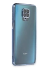 BFS  Xiaomi Redmi Note 9 Pro Kılıf Razer Lensli Silikon - Açık Mavi