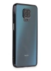 BFS  Xiaomi Redmi Note 9 Pro Kılıf Razer Lensli Silikon - Siyah