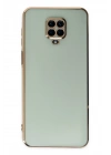 BFS  Xiaomi Redmi Note 9 Pro Kılıf Volet Silikon - Açık Yeşil