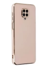 BFS  Xiaomi Redmi Note 9 Pro Kılıf Volet Silikon - Pembe