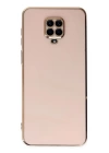 BFS  Xiaomi Redmi Note 9 Pro Kılıf Volet Silikon - Pembe