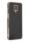 BFS  Xiaomi Redmi Note 9 Pro Kılıf Volet Silikon - Siyah
