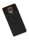 BFS  Xiaomi Redmi Note 9 Pro Kılıf Volet Silikon - Siyah