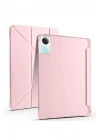 BFS  Xiaomi Redmi Pad SE 4G Kılıf Kalemlikli Mars Tablet Kılıfı - Rose Gold
