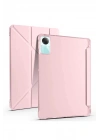 BFS Xiaomi Redmi Pad SE 4G Kılıf Kalemlikli Mars Tablet Kılıfı - Rose Gold