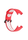BFS  Xiaomi Redmi Watch 2 Spor Delikli Kordon - Kırmızı-Beyaz