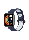 BFS  Xiaomi Redmi Watch 2 Spor Delikli Kordon - Lacivert-Beyaz