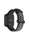 BFS  Xiaomi Redmi Watch 2 Spor Delikli Kordon - Siyah-Gri
