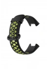 BFS  Xiaomi Redmi Watch 2 Spor Delikli Kordon - Siyah-Yeşil