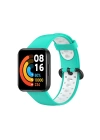BFS  Xiaomi Redmi Watch 2 Spor Delikli Kordon - Turkuaz-Beyaz