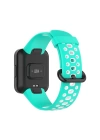 BFS  Xiaomi Redmi Watch 2 Spor Delikli Kordon - Turkuaz-Beyaz