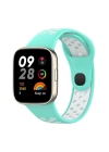 BFS  Xiaomi Redmi Watch 3 Spor Delikli Kordon - Turkuaz-Beyaz