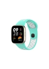 BFS  Xiaomi Redmi Watch 3 Spor Delikli Kordon - Turkuaz-Beyaz