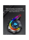 BFS Y21 Rgb Işık Efektli Intercom Bluetooth Motosiklet Kask Kulaklığı Intercom Kulaklık