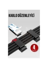 BFS Yapışkanlı Kablo Düzenleyici Klips 4 ADET