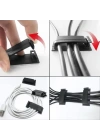 BFS  Yapışkanlı Kablo Düzenleyici Klips 4lü Set