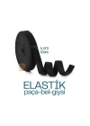 BFS Yassı Bel Paça Giysi Lastiği 10 Metre 4 cm SİYAH