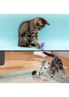BFS  Yaylı Metal Fareli Kafes Kedi Oyun Topu Sıçrayan Spiral Kedi Topu